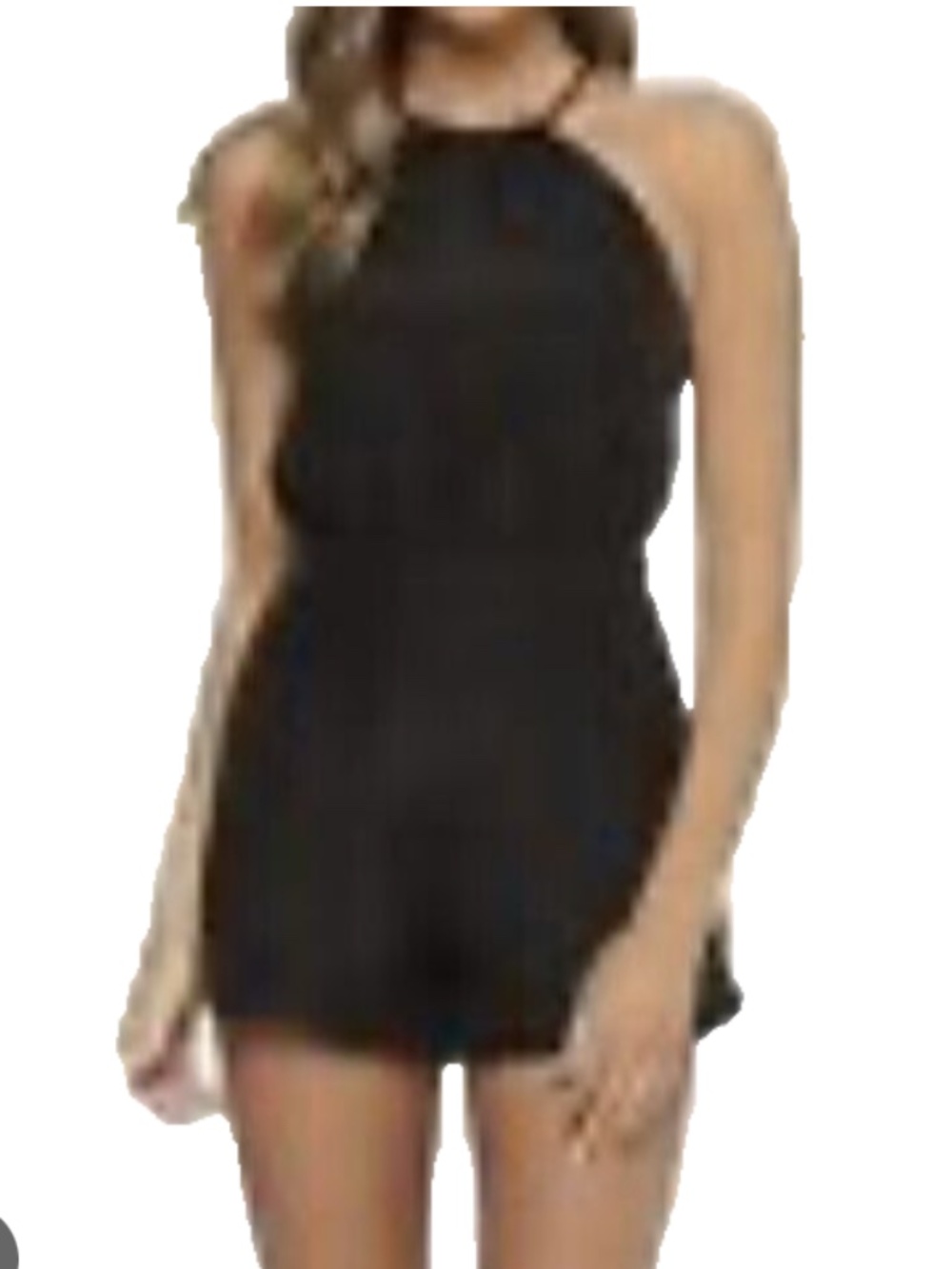 Abercrombie & Fitch Black Romper Size Large